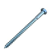 Sandbaggy 1/2″ x 6″ Galvanized Lag Bolts (Zinc Plated) – Hex Head Wood Screws