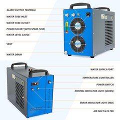 OMTech Water Chiller 6000 5202 5200 5000 3000 for CO2 Laser Engraver Cutter