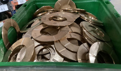 (Qty 5) CAT Caterpillar OEM 8E-8163: 47.60mm Internal Diameter Thrust DISC