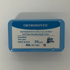 50Sets Dental Orthodontic Bondable Buccal Tubes 2nd MBT .022 Molar Tubes U1L1