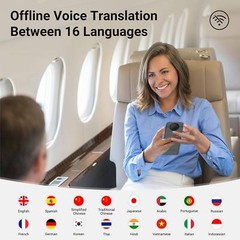 144 Language Translator Device Smart Two-Way Instant Ai Voice Photo Translat AOB