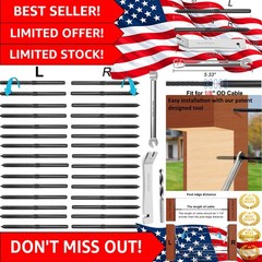 Black T316 Stainless Steel Left&Right Handed Thread Swage Lag Screws for Wood…