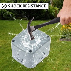 Small Weatherproof Electrical Junction Box Outdoor Enclosure 86x74x62mm Grey 1PK