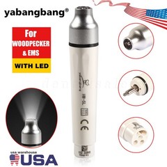 Dental Ultrasonic Piezo Scaler Handpiece LED Fit WOODPECKER EMS Cavitron Tips