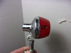 Vintage Tail Light Red Lens Rat Rod Hot Rod