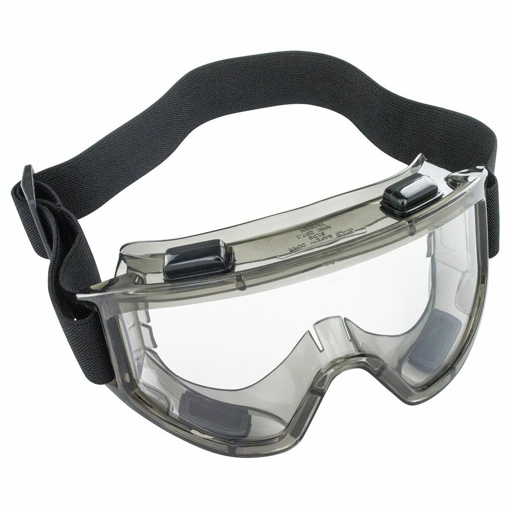 SAS Safety 5106 Impact Resistant Poly Lens Deluxe Goggles New Free Shipping USA