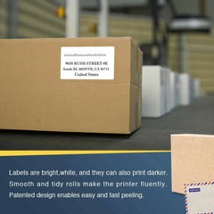 20Rolls 62mmx100mm DK-1202 Shipping Name Badge Labels Fit for Brother QL-1060N