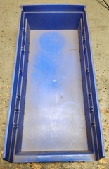 (Lot of 5) Akro Mils 30-158 Storage Bin Blue L: 17 7/8″ W: 8 3/8″ H: 4″ 30158
