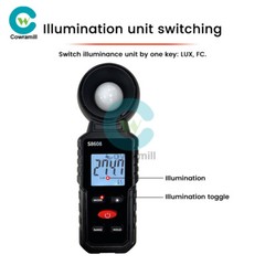Handheld Digital Light Lux Meter Illuminometer Luminometer Photometer 200000Lux