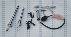 Sigmoidoscope Set & Proctoscope Anoscope & Tube Obturator Surgical Sigmoidoscopy