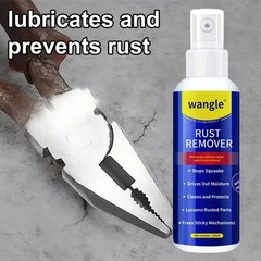 Wangle Rust Remover, Anti-Rust Lubricant Spray & Rust Remover Easy Application