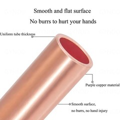 2mm 3mm 4mm 5mm 6mm 8mm -28mm Soft Copper Tubing HVAC Refrigeration Gas 1 Metre