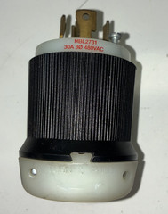 Hubbell HBL2731 Twist-Lock Plug 30A 3-Phase 480VAC NEMA L16-30P NOS No Box