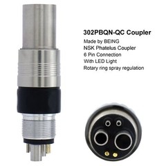 BEING Dental 45° Angle Surgical Handpiece High Speed Fiber Optic NSK Coupler 6H
