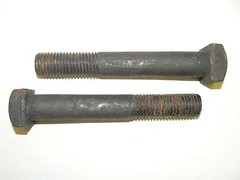 7/8″-9 x 6″ Square Head Machine Bolts – Plain Steel Finish – Lot of 5 Pcs.
