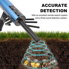 Metal Detector 30m Depth 1200m Range Handheld Metal Finder Gold Silver Detector