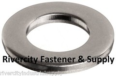 (100) M10 Metric Stainless Steel Flat Washer 10mm Metric Washers