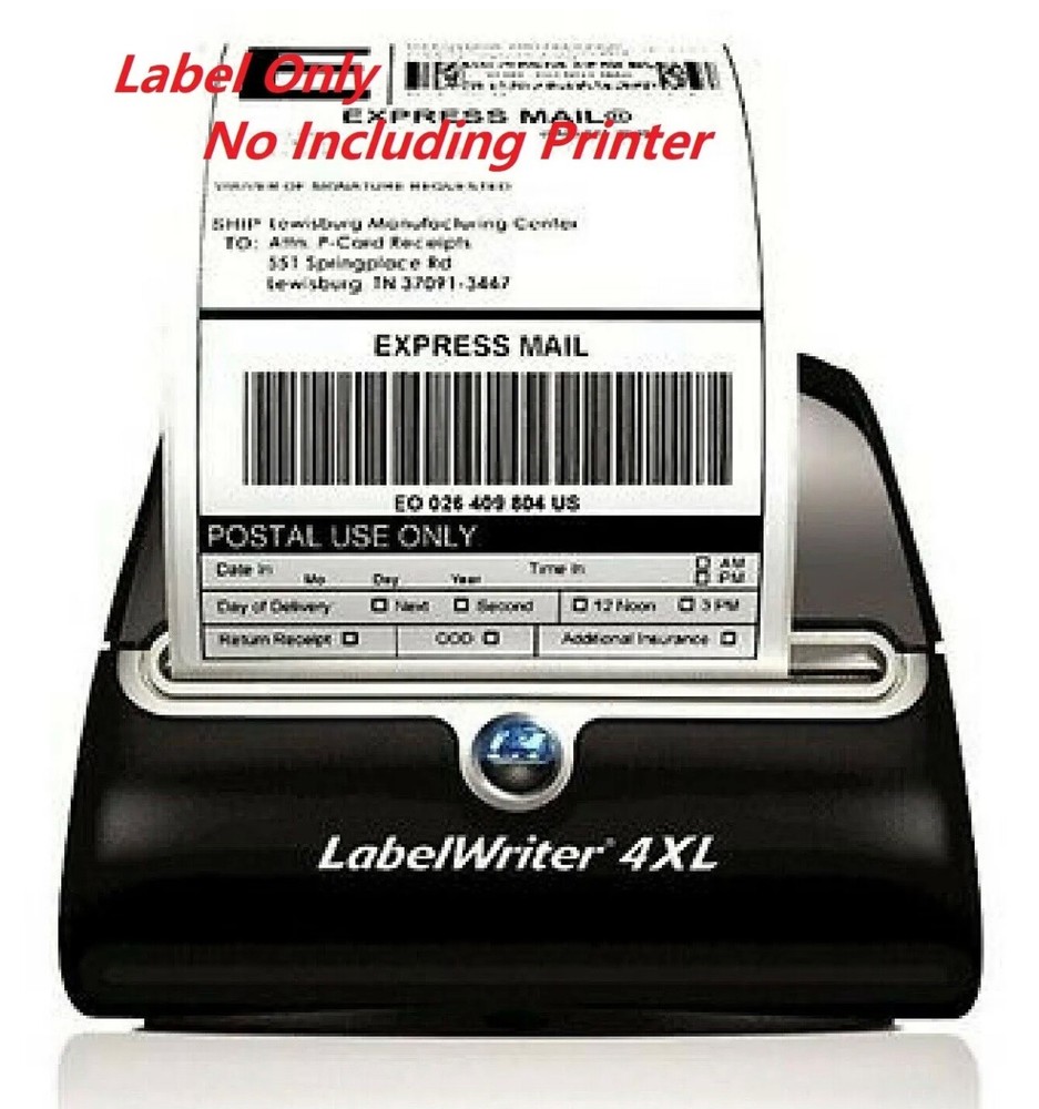 20 Rolls 4400 labels 4×6 Thermal Shipping Label 220/Roll fit Dymo 4XL 1744907