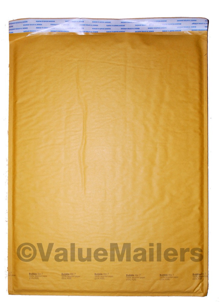 #7 Bubble Lite 14.25×20 Kraft Bubble Mailers Padded Envelopes Bags 50 To 1000