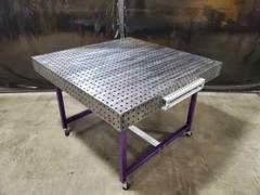 60″x120″ Welding Fabrication Table 5x10ft DIY Flat Kit Fixture Laser Cut in USA