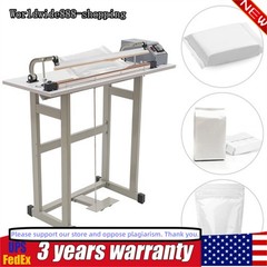22.83″ Foot Pedal Impulse Sealer heat sealing machine,Plastic Bag sealer AC110V