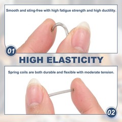 10 x Small Compression Spring 3 mm OD 0.3 mm Wire 5 mm Free Length