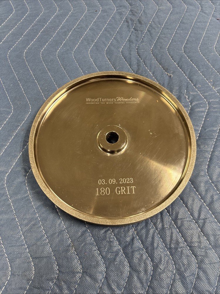 Woodturners Wonders Spartan 180 Grit 8″ Diameter CBN Wheel, 5/8″ Arbor
