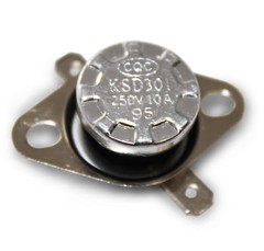 2Pcs KSD301 N.C 95°C Thermostat Temperature Thermal Control Switch 10A AC 250V