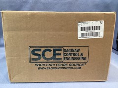 NEW Saginaw SCE-12108ELJ Enclosure Box + Wire Terminal Block (MJ)