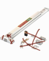 LANITI Stainless Steel 31.5 in Commercial Exit Push Bar