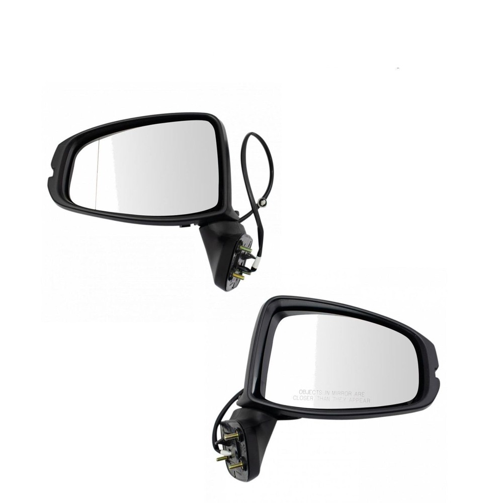 2pcs Paint to Match Power Side Mirrors for Honda EX LX 15-19 Sport 18-19