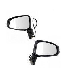 2pcs Paint to Match Power Side Mirrors for Honda EX LX 15-19 Sport 18-19