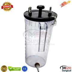 Liposuction reusable fat collector canister 2000ml with on off value
