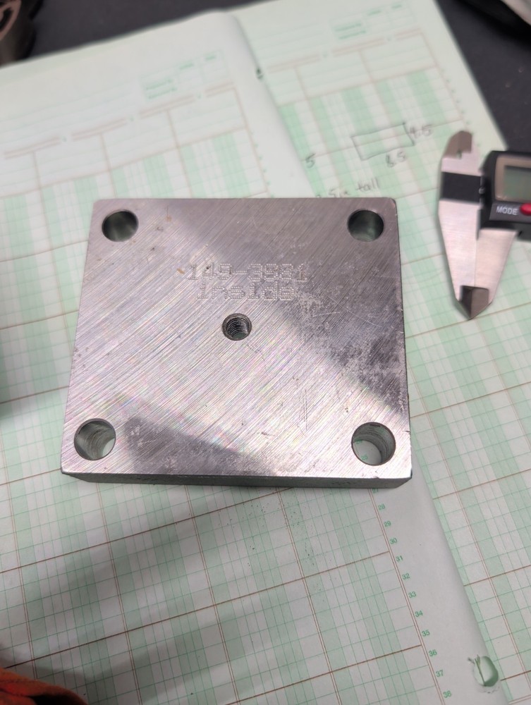 Block Mount for Tool Holding 1″ Thick Steel 149-3981