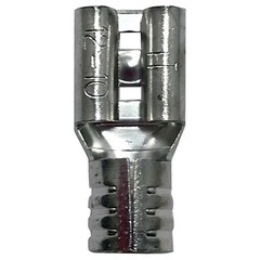 (200) 8 Gauge Non Insulated Female Quick Disconnect .250 Wire Terminal Connector