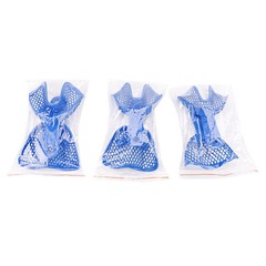 2Pc Plastic-Steel Dental Impression Trays Material Upper+Lower 4 Sizes