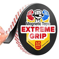 Magnetic Tape 10FT x 1/2in Strong Adhesive Strip DIY Craft Roll