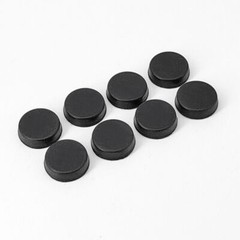 Black Square/Round Self Adhesive Rubber Feet Bumper Stops for Chopping Boards