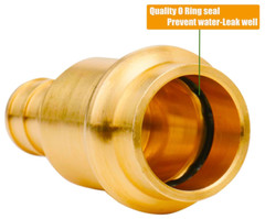 12 Pack 1/2″ Press Propress X 1/2″ PEX Adapter Crimp Fittings Brass Coupling Con
