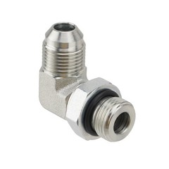 10 Pack 90 Degree Elbow Hydraulic Hose Fittings: 1/2″ JIC 37° Male x #8 SAE/ORB