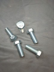 5 M16 X 45 Hex Cap Screws, Steel Plain Din 933 FT Grade 10.9