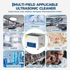 30L Ultrasonic Cleaner Timer Heating Machine Digital Industrial Sonic w/ Timer