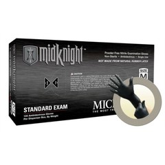 1000 Microflex MidKnight Nitrile Gloves, 10 boxes S, M, L, XL – Ship Same Day