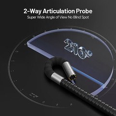 Teslong 360° Automotive Inspection Camera 8.5MM Borescope Articulating Endoscope