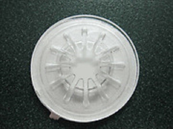 50 CD DVD Rosette Hub w Adhesive Backing Clear BL400CLR FREE SHIPPING