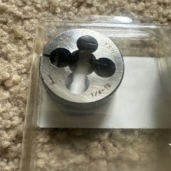 Hanson 1/4″-18 NPT Round Die – Made in the USA – Pipe Thread