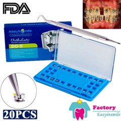 Dental Orthodontic Brackets Passive Self-ligating MINI Metal Braces ROTH/MBT 022