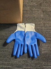 (156 PAIRS) PIP 39-C122/L Industrial Large Polyester Gloves W/ Latex-Coated Palm