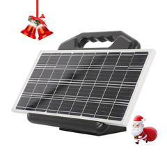 S2500 2.2 Joule Solar Fence Charger, 60 Miles Solar Electric Fence Charger for