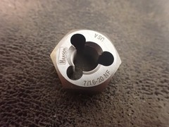 NEW Irwin 7240 High Carbon Steel 7/16″-20 Hex Rethreading Die 7/8″ O.D (BN271)